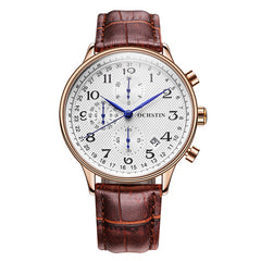 2019 Mens Business Watches Top Brand Luxury Waterproof Chronograph Watch